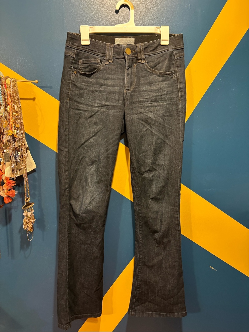 Wit & Wisdom Dark Wash Mid-Rise Boot Cut Jeans EUC